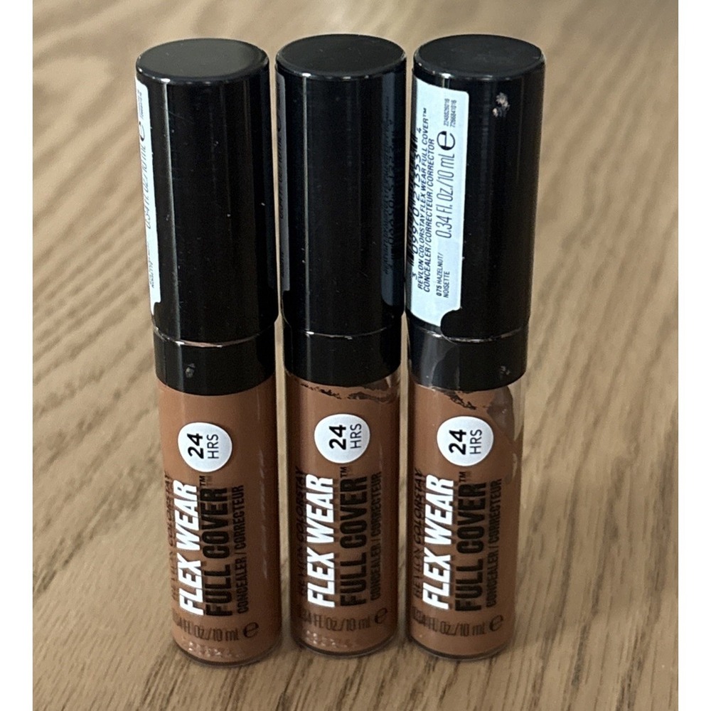 3~Revlon Colorstay Flex Wear Full Cover Concealer~#075 Hazelnut New Sealed